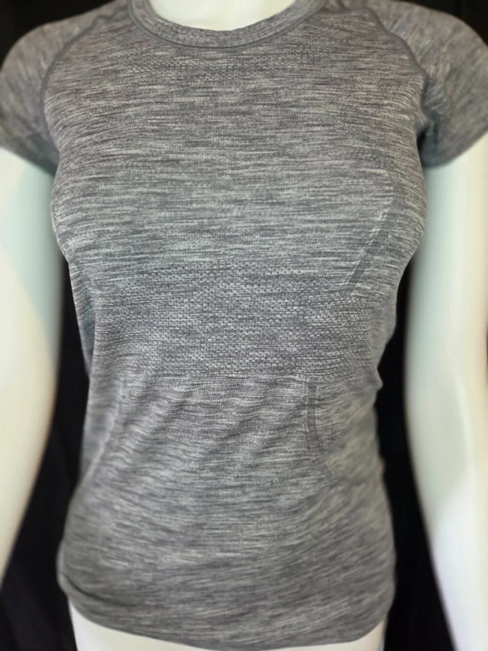 LULULEMON Swiftly Tech Short Sleeve 2.0 Hip Length 4 Heathered Slate Gray